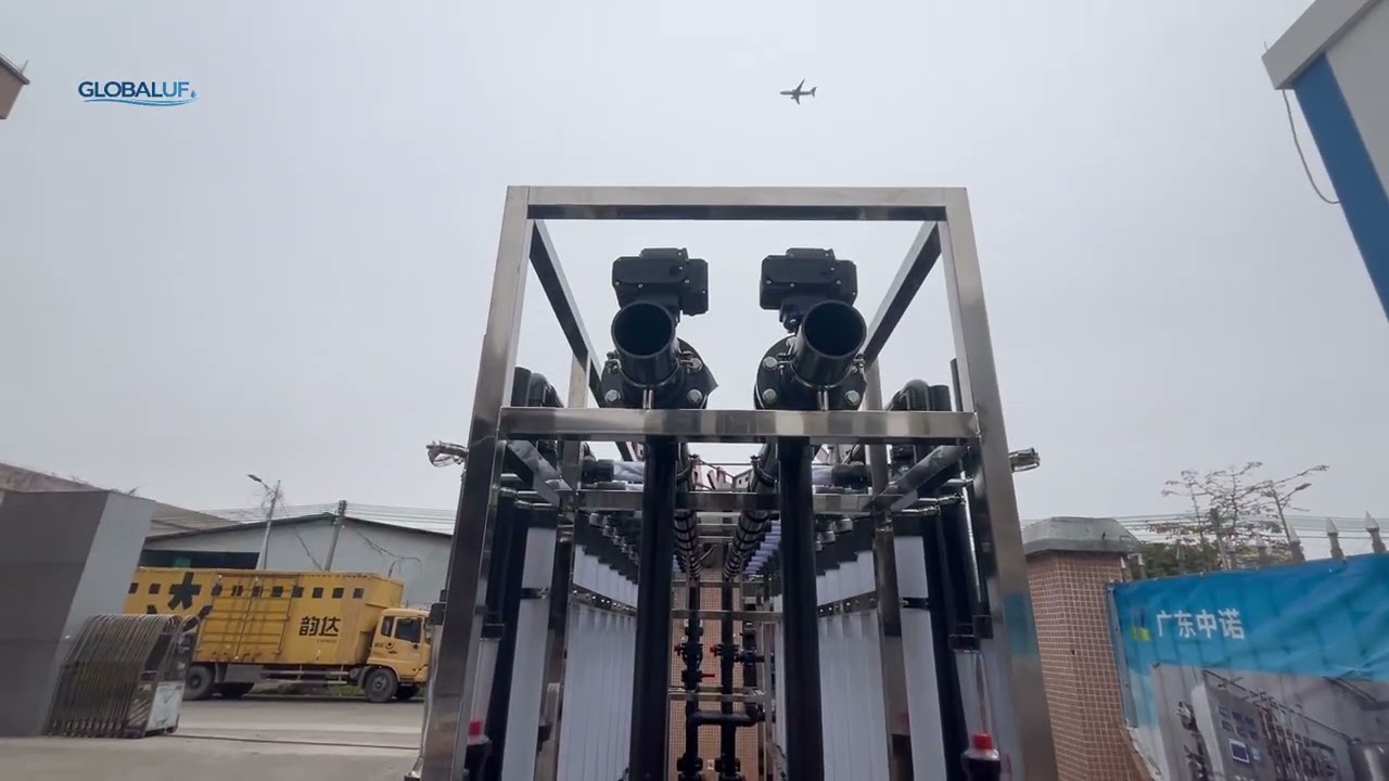 750TPD UF + 500TPD Double Pass RO + EDI System for Ultrapure Water