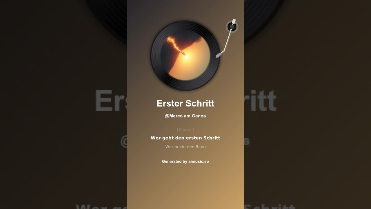 Erster Schritt 