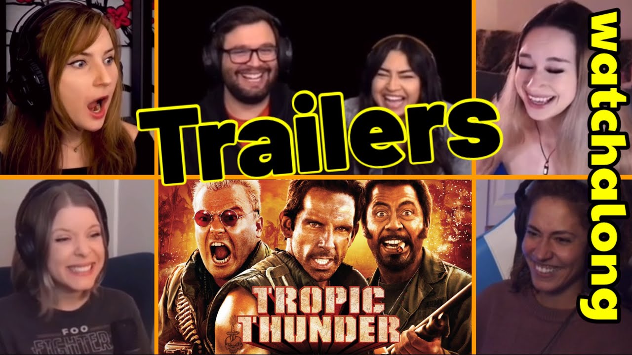 The Trailers | Opening of Tropic Thunder (2008) Realtime First Time Movie Reactions