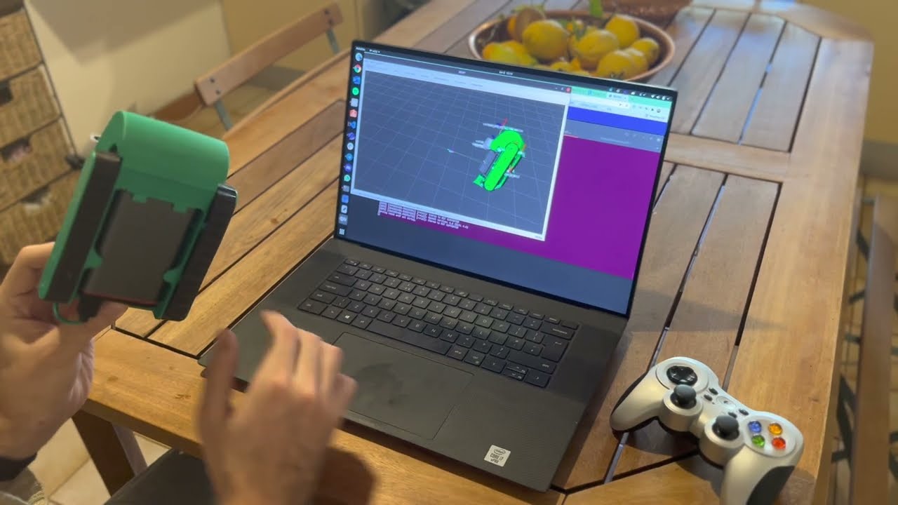 nanosaur and NVIDIA Isaac ROS visual SLAM