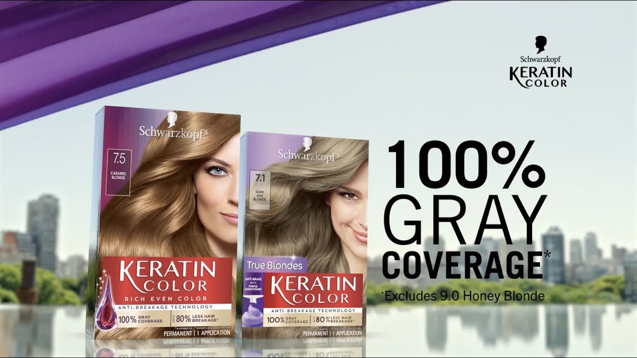 100% gray coverage with Schwarzkopf Keratin Color