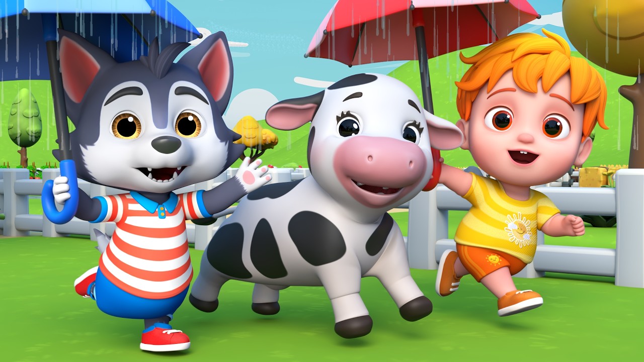 Lluvia Lluvia Vete Ya (Versión con Animales) | Canciones Infantiles | BomBoo en Español
