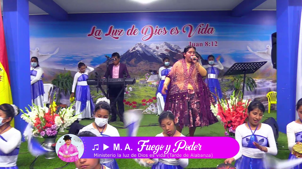 🕊M. A. ▷Fuego y Poder 🔴En Vivo (Ministerio la luz de Dios es vida) 02/05/2021