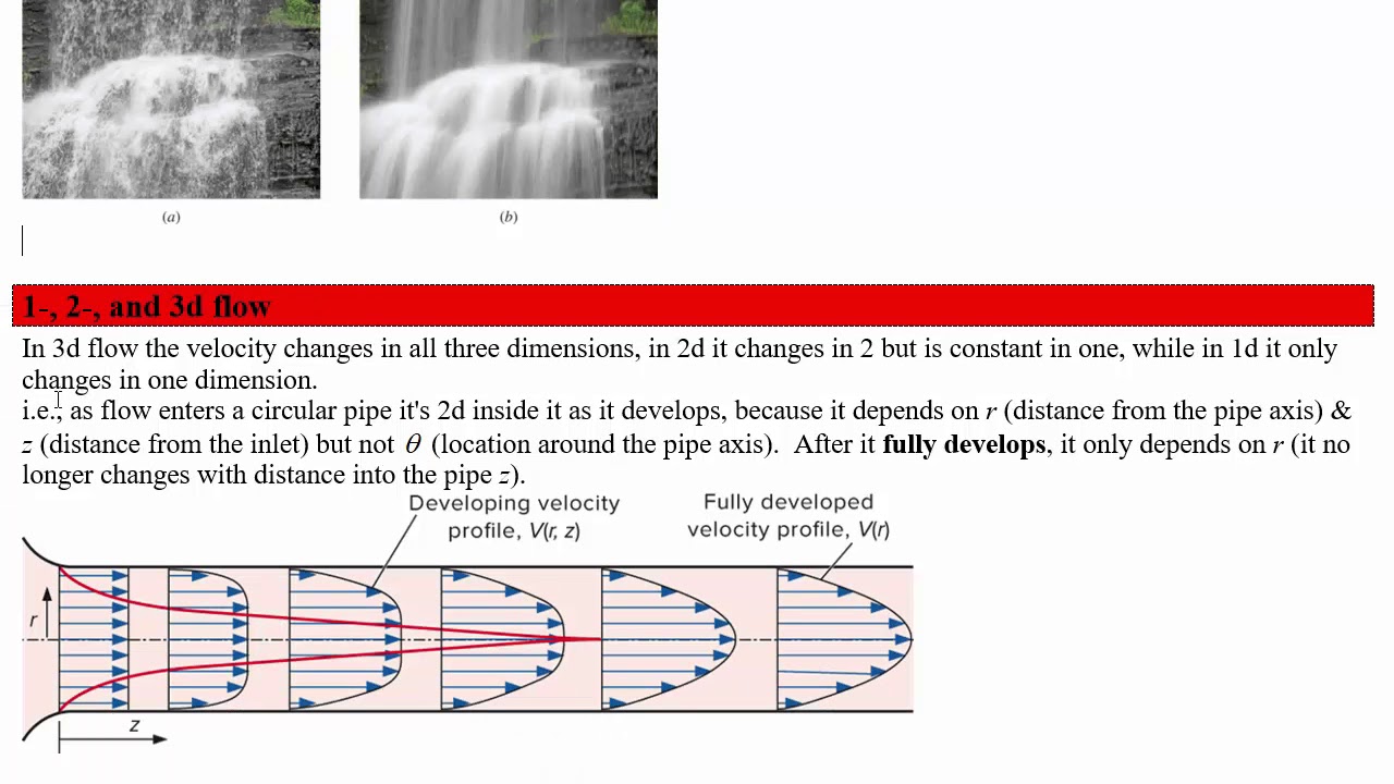 3O04 L01, Intro to FluidMech, No-Slip Condition, Flow Classification, Vapour Pressure
