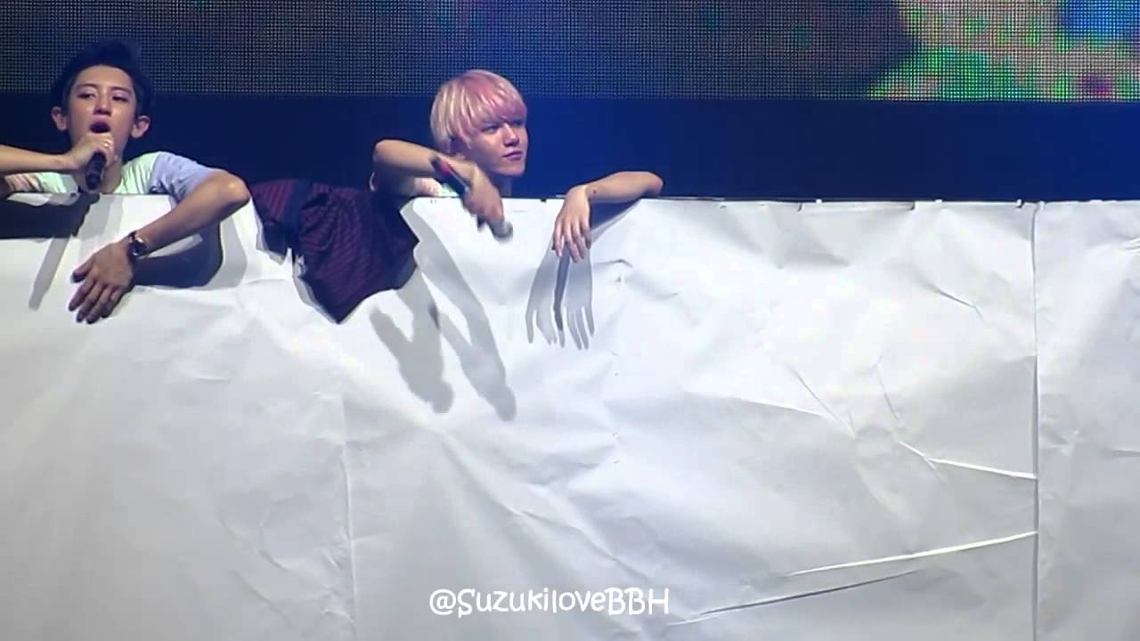150817 EXO'luxion in Hongkong lucky 伯贤 focus baekhyun 백현