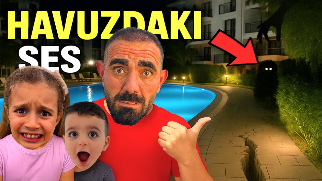 POYRAZ ELİF HAVUZDAKİ SES GECE YARISI NEYİN NESİ!!!