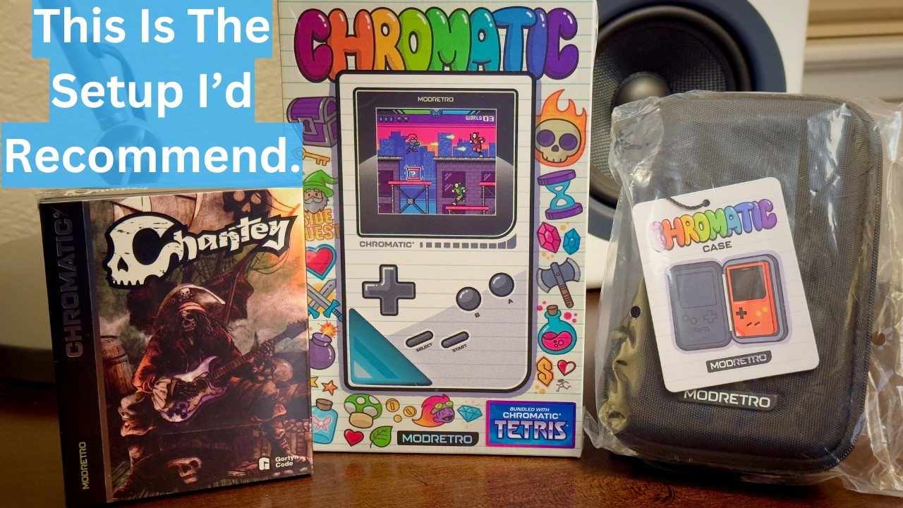 The Perfect ModRetro Chromatic Starter Setup? Unboxing V2 Blue + Chantey + Case