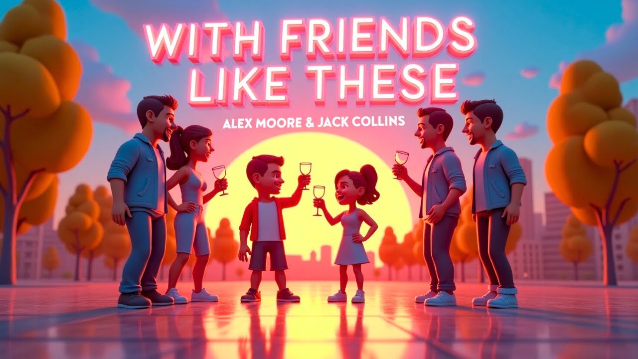 With Friends Like These By Alex Moore and Jack Collins | Lyrical Video | Pop, Hip-Hop Rock Fusion