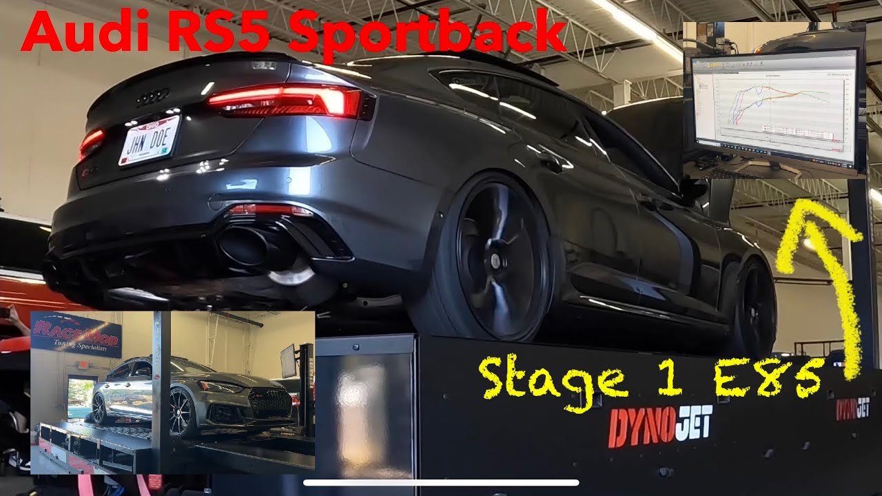 Audi RS5 Sportback Stage 1 E85 DYNO!💨😬