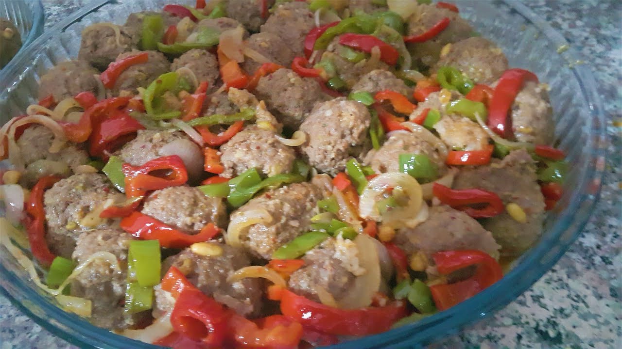 كبة بالسياخ ( كبة قصابية ) بطريقة تحضير سهلة اكلة حلبية و على اصولها طيبة و منظومة