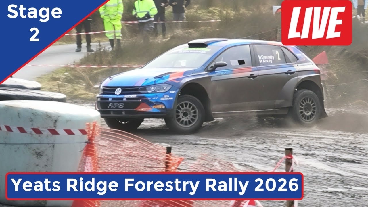 🔴Live : Yeats Ridge Forestry Rally 2026, Stage 2  #rallye #rally #motorsport #automobile #live