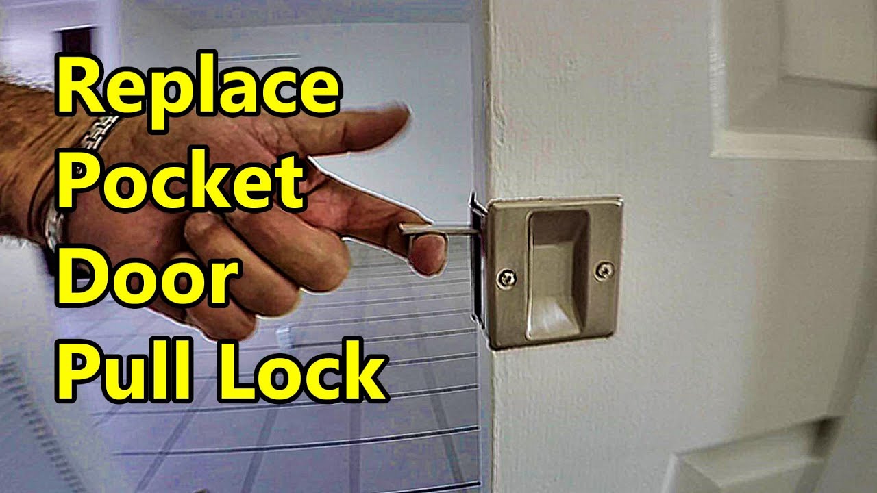 How to Replace a Pocket Door Pull Lock