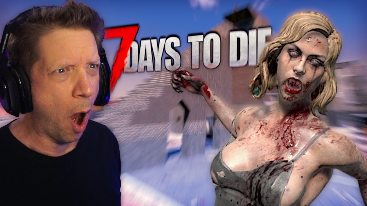 🔴7 DAYS TO DIE 2.5 - IT'S HORDE NIGHT WITH MY NEW SMG! (DAY 49)