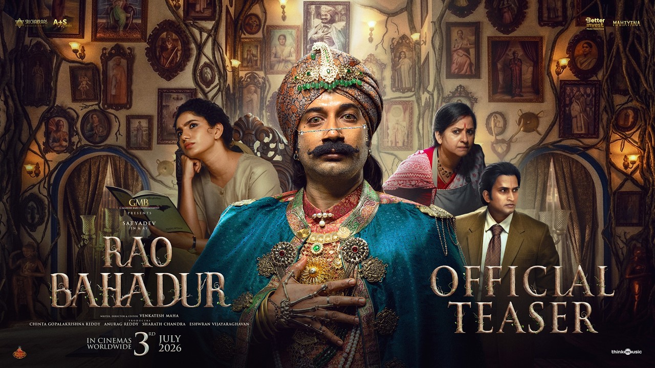 Rao Bahadur Official Teaser | Satya Dev | Venkatesh Maha | GMB | SriChakraas | A+S