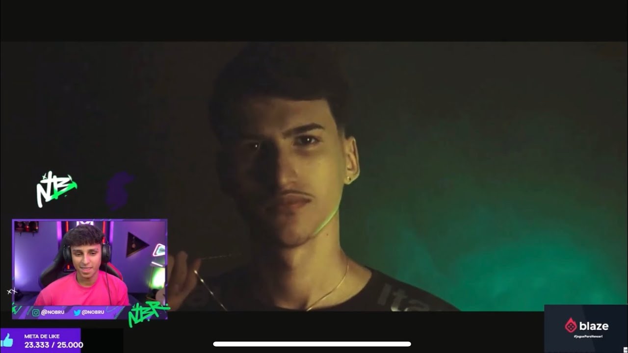 Nobru reagindo o an&uacute;ncio do Draxx na Loud !! Loud Draxx