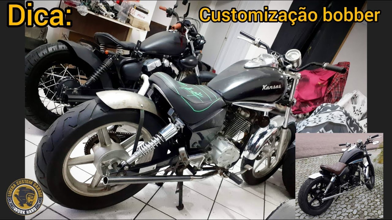 Dicas de customização estilo bobber para Dafra Kansas