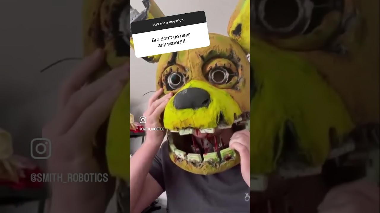 Что может пойти не так?&hellip; #fnaf #springtrap #fivenightsatfreddys #fnaf3 #animatronics