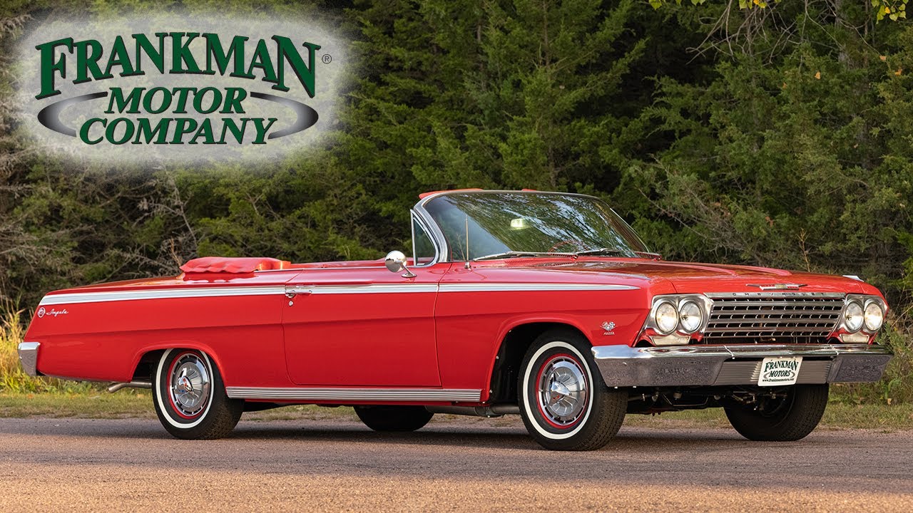 383 Mile 1962 Chevrolet Impala SS 409 4 Speed Manual Convertible - Frankman Motor Company
