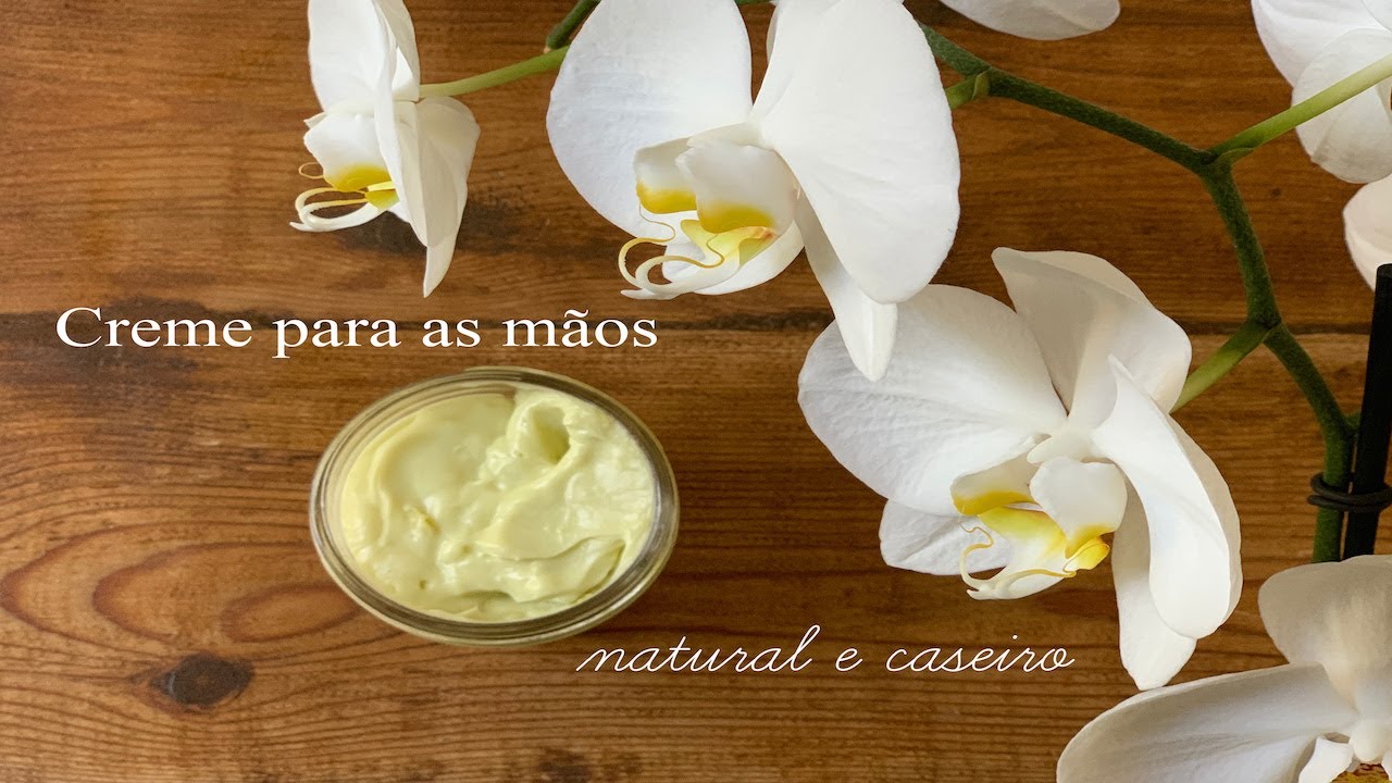 Creme rejuvenescedor para mãos - natural e caseiro