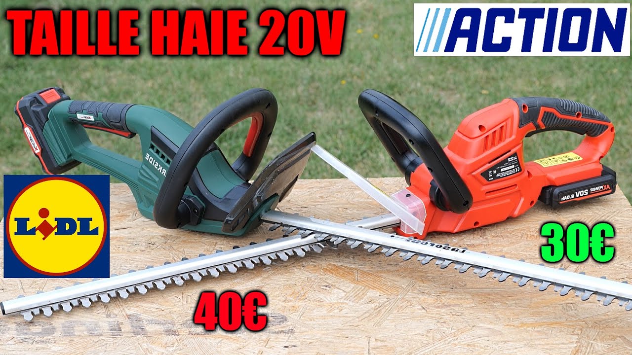 LIDL Аккумуляторный кусторез PARKSIDE PHSA 20-LI B2 VS ACTION FERM Cordless Hedge Trimmer