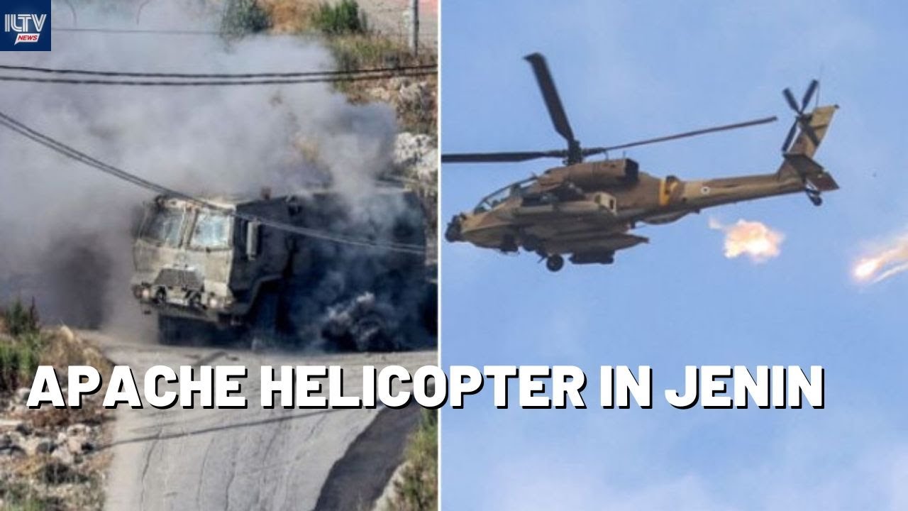 Heavy clashes in Jenin today call for a Apache Helicopter