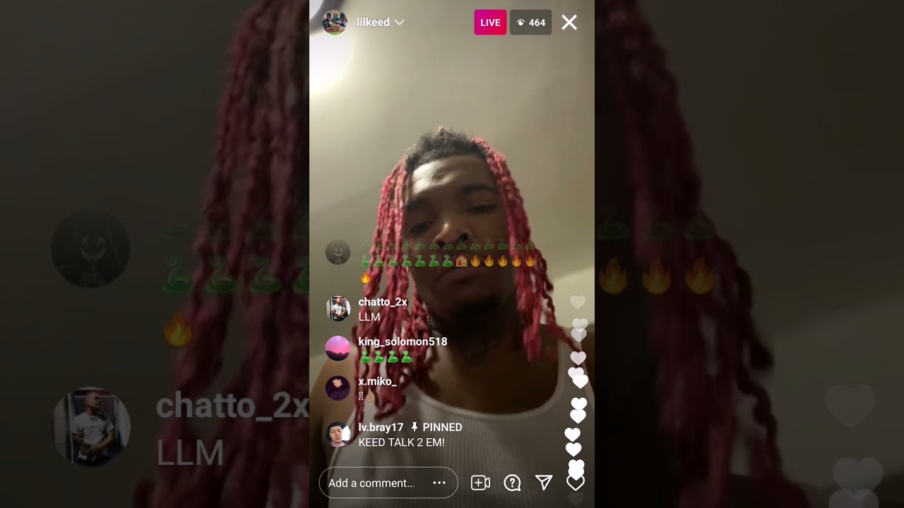 Lil Keed plays new songs Keed Talk To Em 2 | IG Live