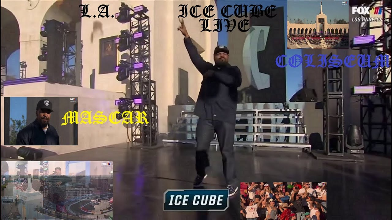 ICE CUBE LIVE NASCAR CLASH AT THE COLISEUM (4K)