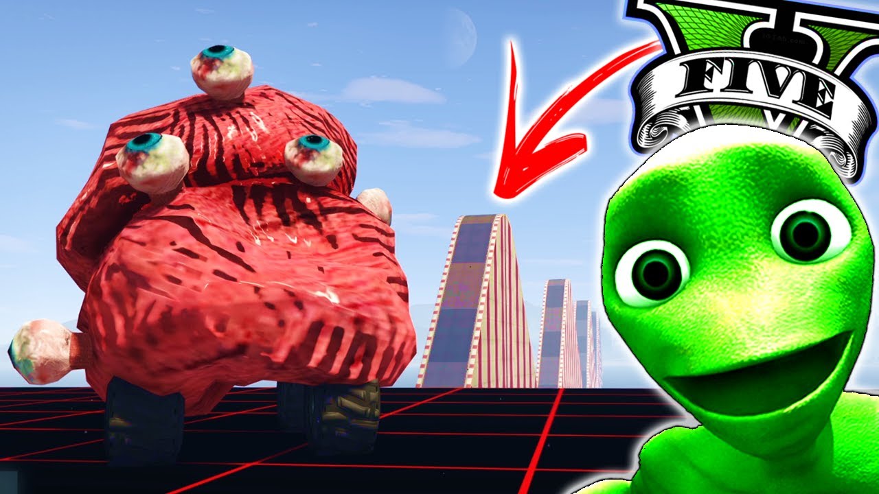 CARROS de SCP na PISTA de DESAFIOS no MAR do GTA 5 ! Dame Tu Cosita