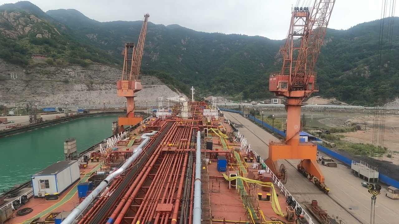 Dry Docking my big tanker in Fuzhou China