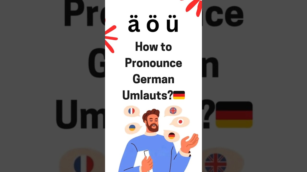 How to pronounce German Umlaut #germany #germanpronunciation #languagelearning #pronunciation