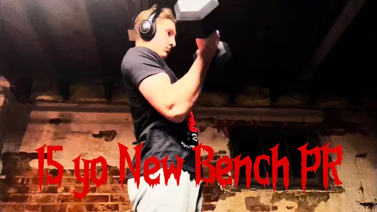 15 yo Raw Bench Press PR And More!