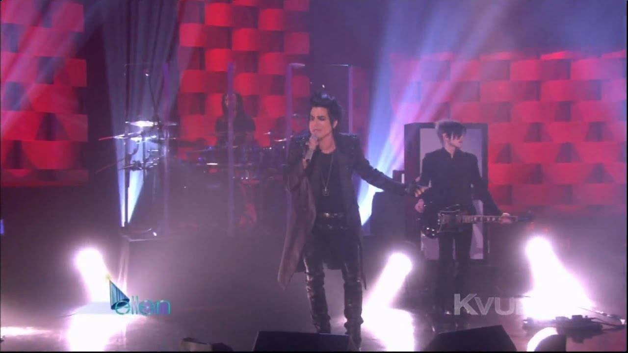 Adam Lambert Strut LIVE on Ellen
