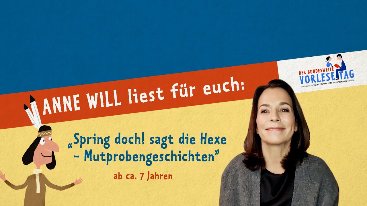 Vorlesetag 2021: Anne Will liest 