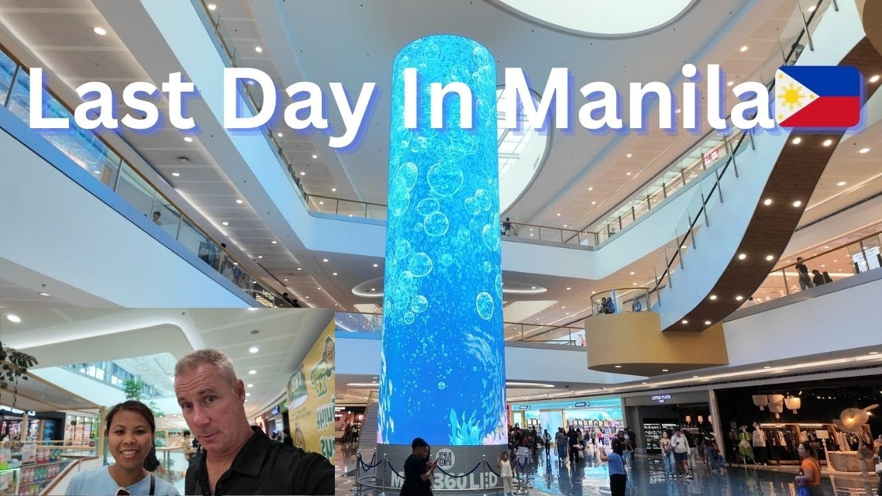 Last day in Manila ,visiting the biges mall in asia