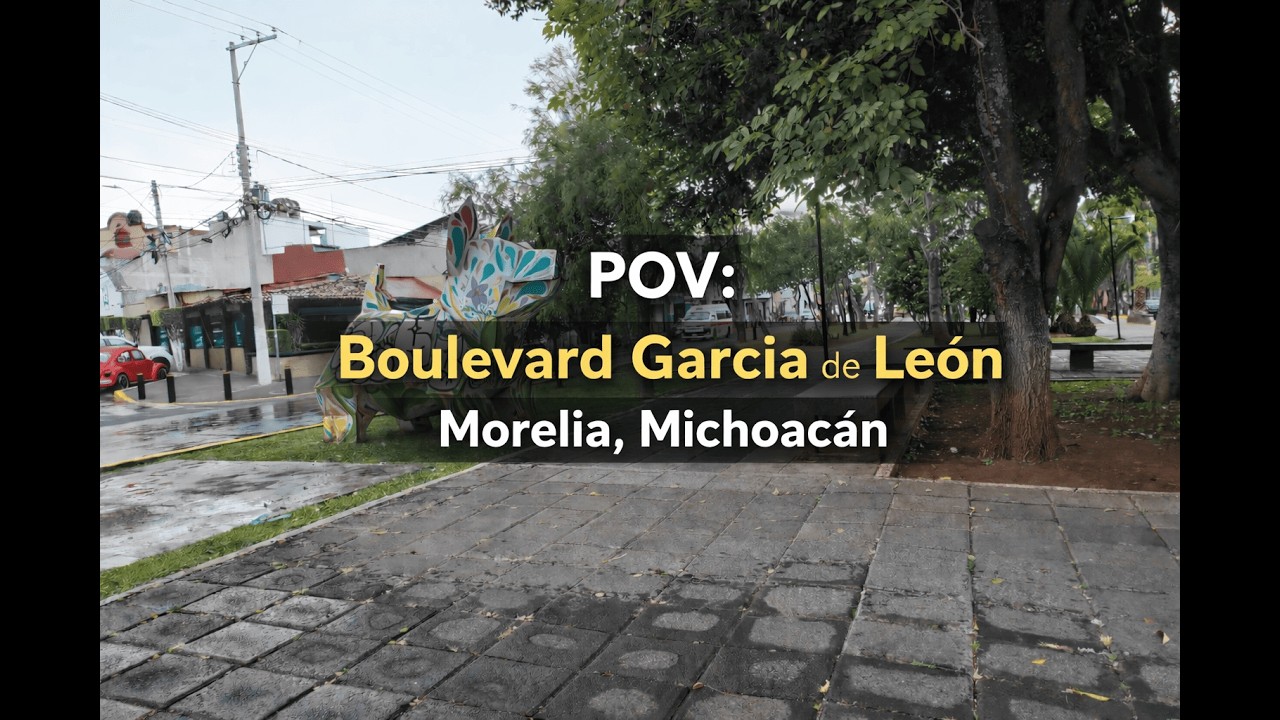 POV: Así se siente caminar una tarde en el Boulevard García de León – Morelia, Michoacán