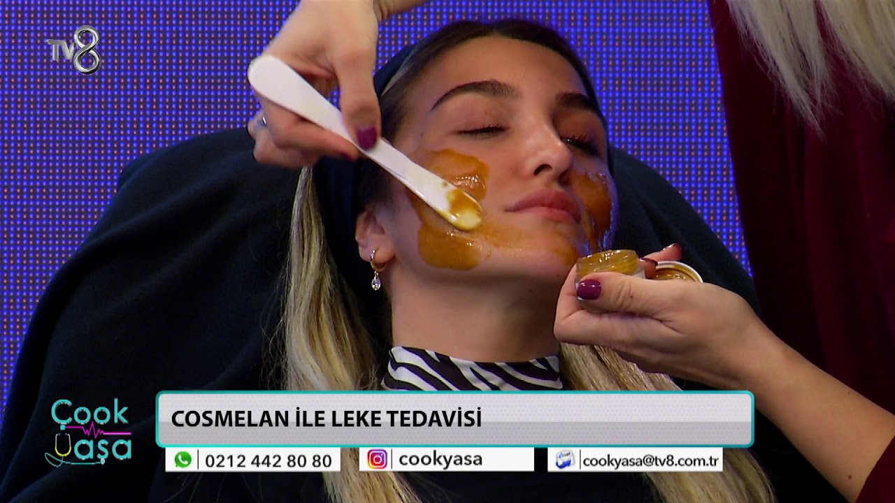 Tv8 Çook Yaşa Programı - Dr. Ümran Gökgöz Kale ve Fatma Polat - Cosmelan Leke Uygulaması