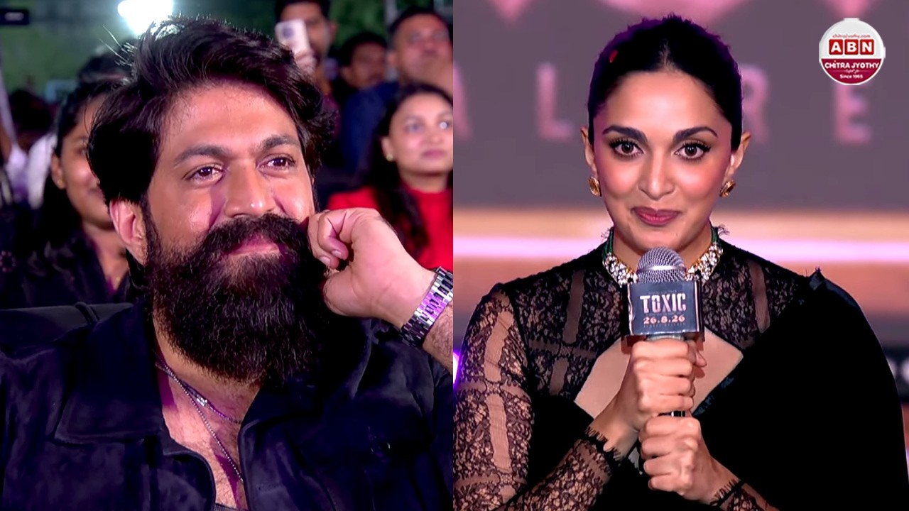 Kiara Advani Speech at TOXIC PRE RELEASE EVENT HYDERABAD | Yash | ABN