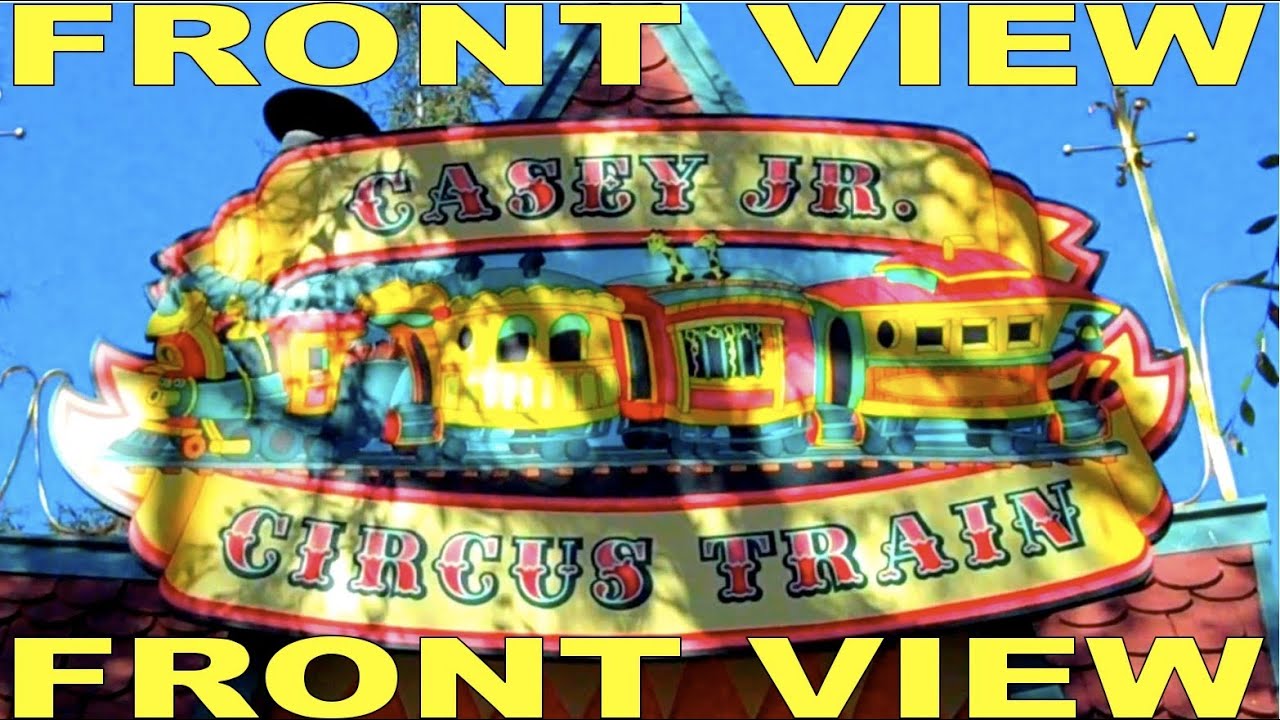 Casey Jr. Circus Train (front view)