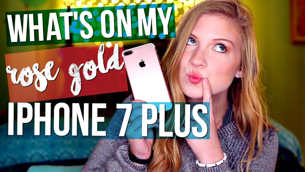 What's on my iPhone 7 Plus? (Rose Gold) + My Favorite Apps!