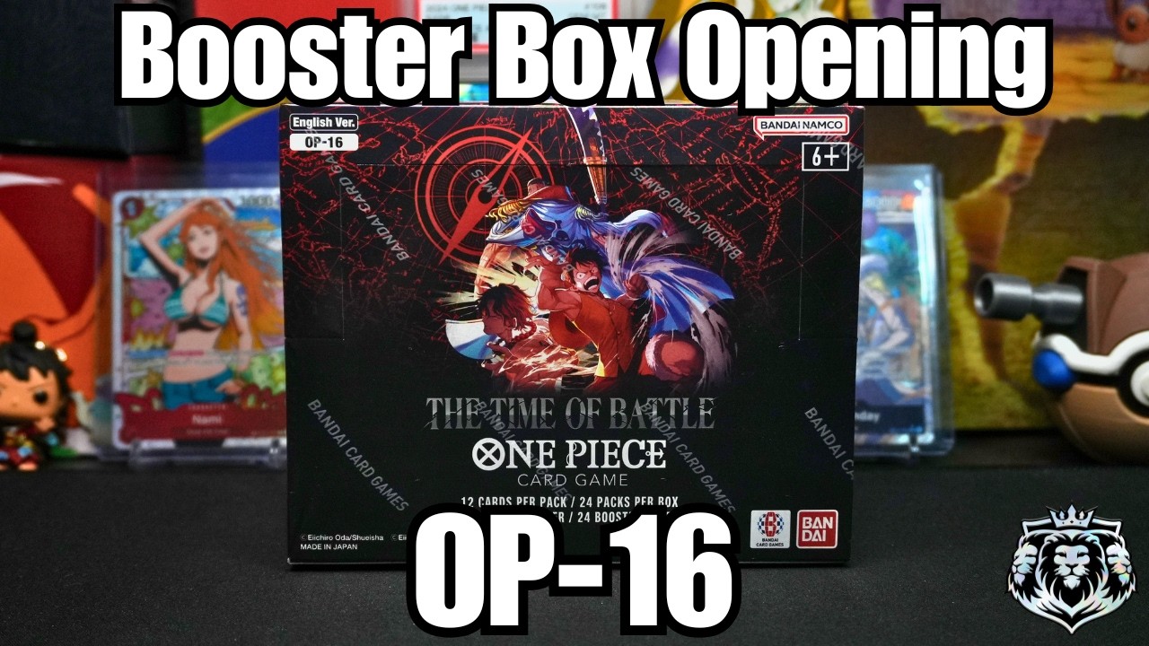 Opening an OP-16 (The Time of Battle) One Piece Booster Box!