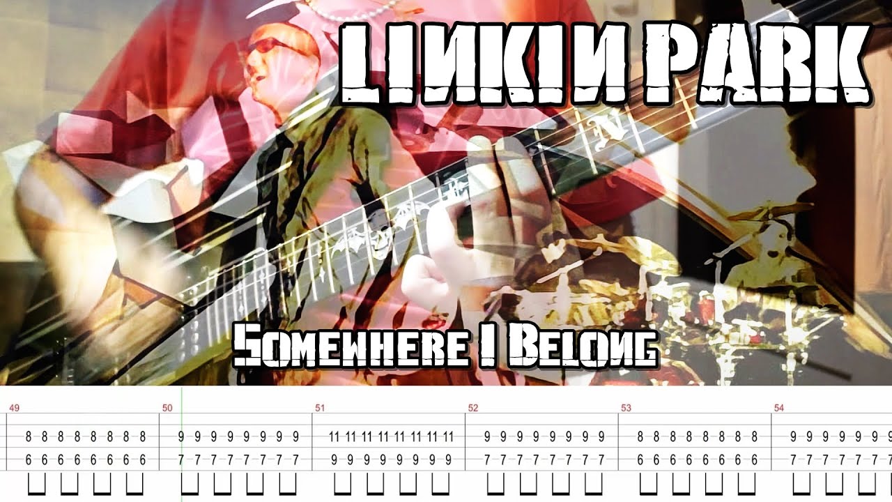 Linkin Park - Somewhere I Belong (Guitar Cover + TABS)