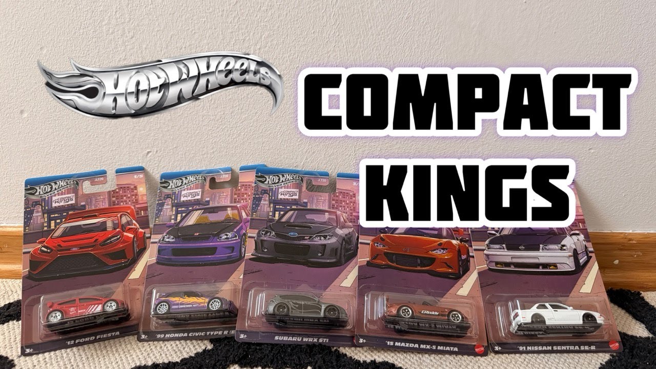 Unboxing Hot Wheels Compact Kings 2026 Silver Series - Full Set! ✨