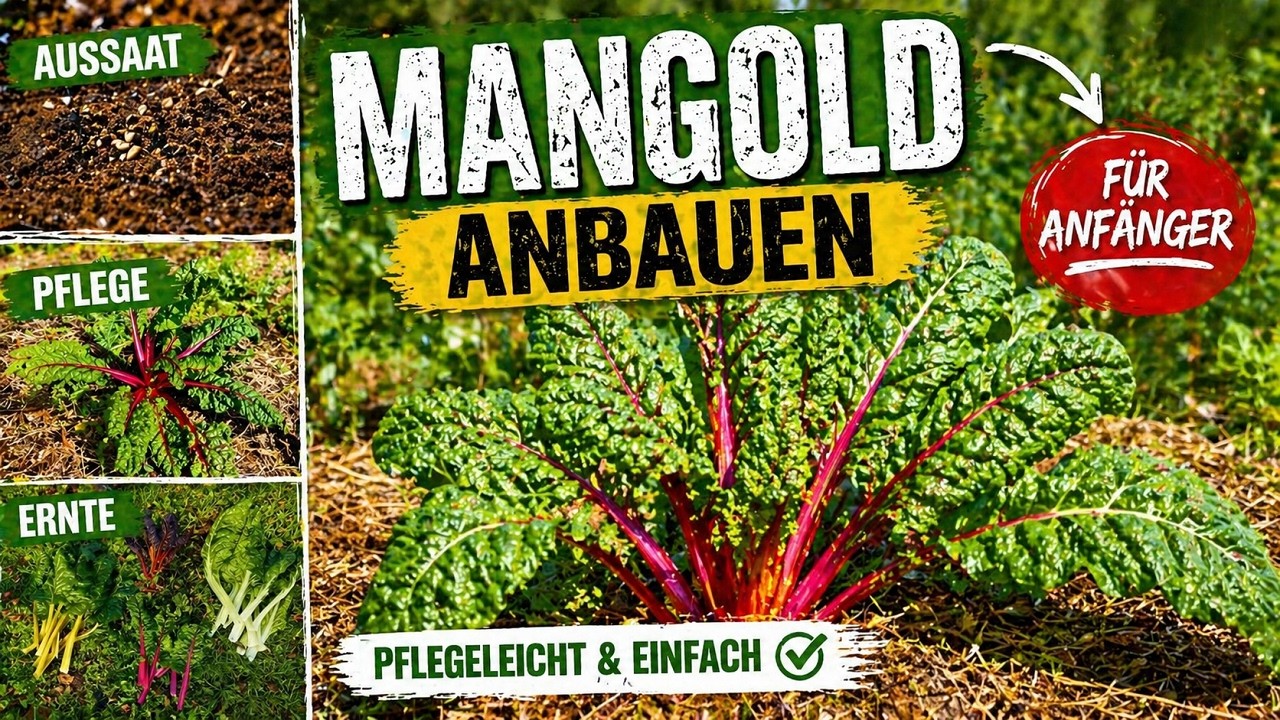 G&auml;rtnern ohne Stress 🌿 Mangold anbauen 🌿 Das perfekte Gem&uuml;se f&uuml;r Anf&auml;nger