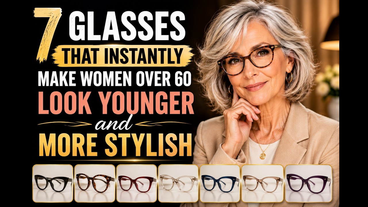 7 Glasses That Instantly Make Women Over 60 Look Younger and More Stylish