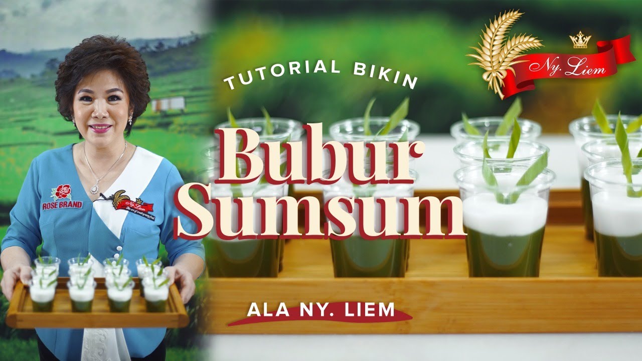 MASAK BUBUR SUMSUM DESSERT KHAS INDONESIA! Bersama Rose Brand