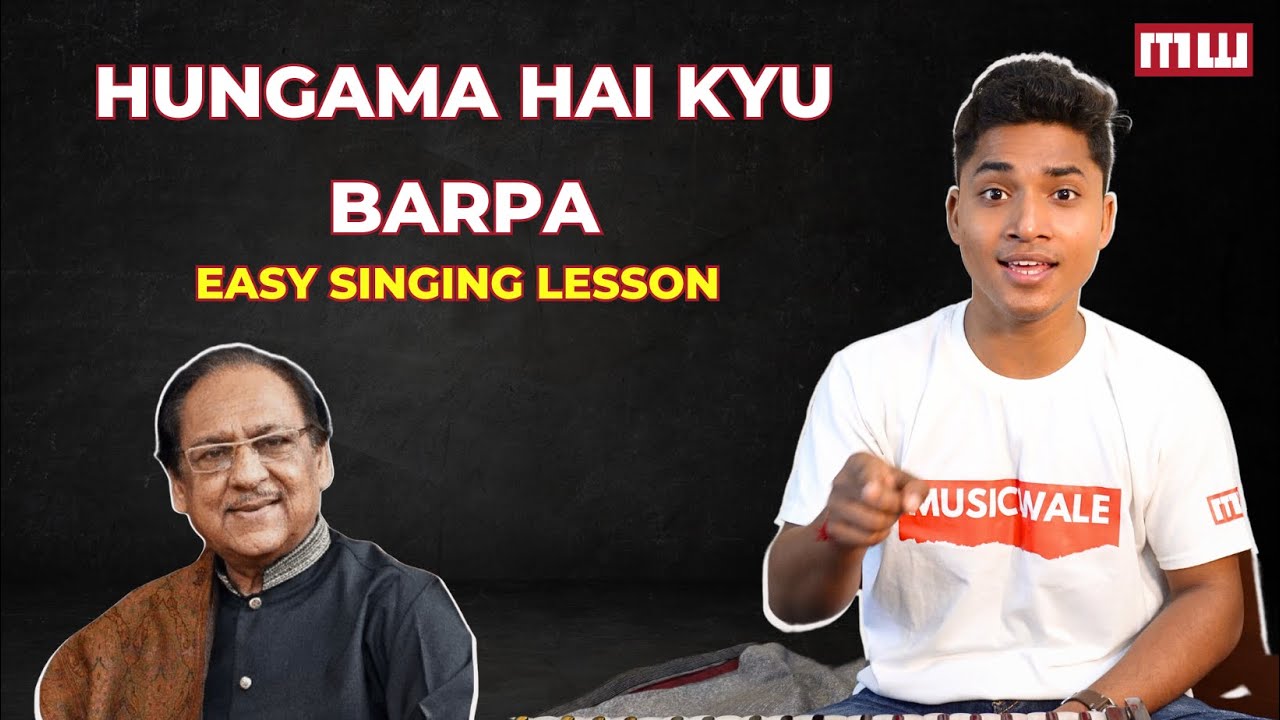Sing Gazal | Hungama hai kyun barpa | Complete ghazal lesson |  Singinwale