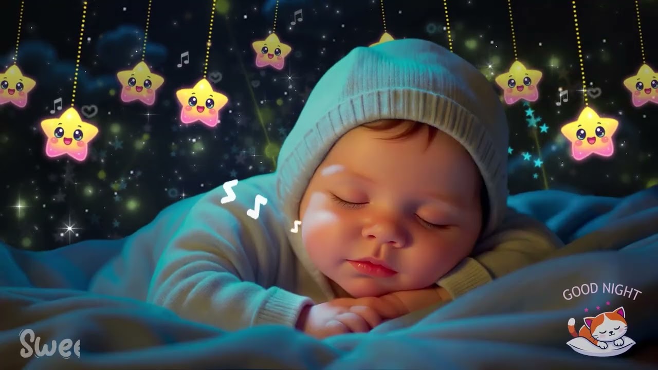 Baby Sleep Music 🎶 Overcome Insomnia 💖 Mozart Brahms Lullaby 🍼 Sleep Instantly Within 3 Minutes