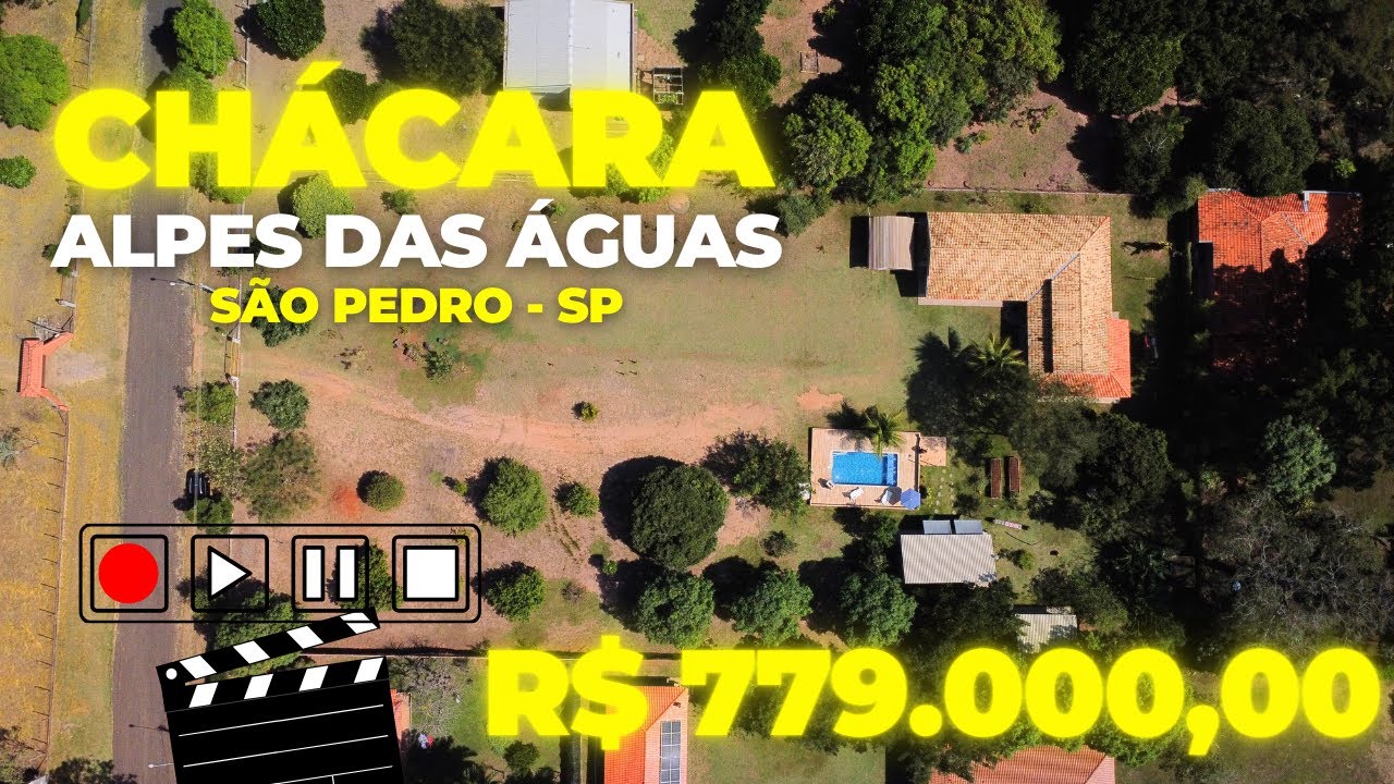 CHÁCARA EM SÃO PEDRO NO ALPES DAS AGUAS COM 5000 METROS, LAZER E POMAR • (VENDIDA)  #interiordesp