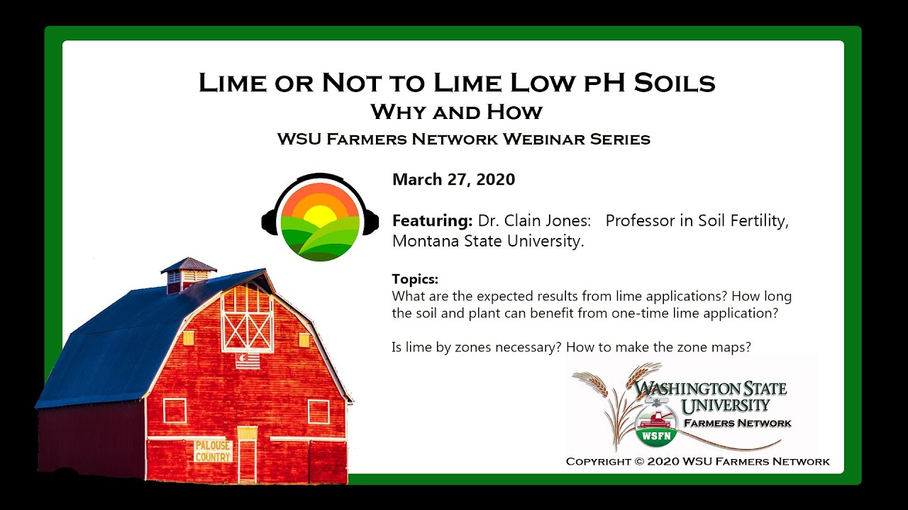 Lime or Not to Lime for Low pH Soils.  Why  & How