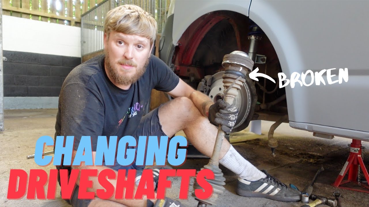 VW T5 'Restoration' Ep11 Changing Driveshafts 1.9 TDI AXB Transporter Drive Shaft